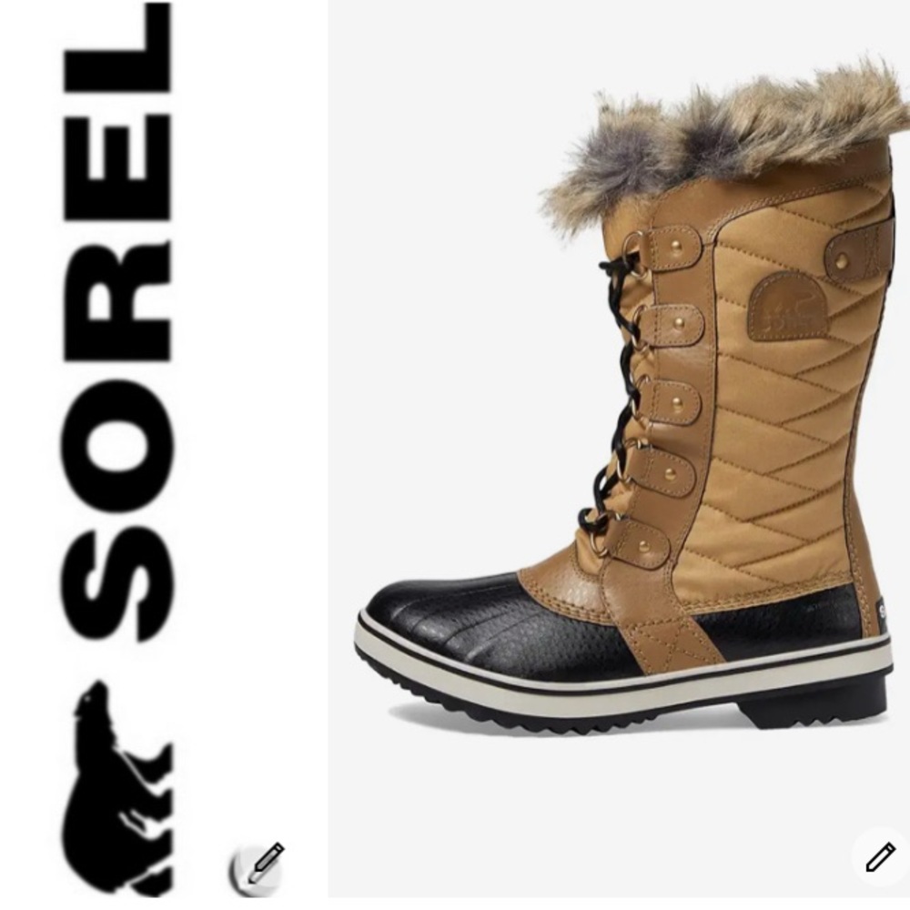NWT Sorel Women's Torfino II Fur Top Boots